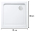 Душевой поддон 90x90cm H17cm SG Stelle Banyo Турция Душевой поддон 90x90cm H17cm SG Stelle Banyo Турция