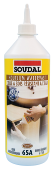 Клей для дерева 65А тип D3 750мл, Soudal