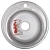 Мойка кухонная ZERIX Z490-06-180MD (MICRO DECOR)
