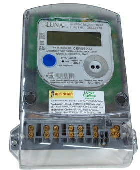 Cчетчик электроэнергии трехфазхный  LUN23 3*0,15-5ACTIV сертифицирован RED NORD
