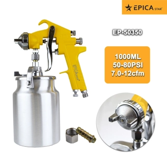 Краскопульт с нижней металлической колбой 1000ml, EP-50350, Epica Star