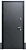 Дверь входная Premium 90 Buldoors 88*205см, Чёрный шёлк, R-правая, MDF Дуб Шале Серебро, 9P-125, MDF Ясень Riviera Ice