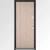 Дверь входная Premium 90 Buldoors 88*205см, Чёрный шёлк, R-правая, MDF Дуб Шале Серебро, 9P-125, MDF Ясень Riviera Ice