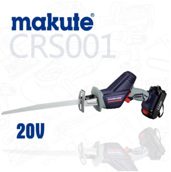 Сабельная пила на аккумуляторе 20V, 1,5 Ah, 0-3000 rpm, CRS001, Makute