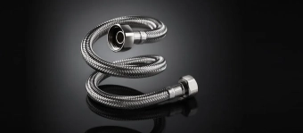 Шланг соединительный гибкий TUCAI 800 мм, 1/2" ВР-ВР, Антикоррозионный TAQ ACB