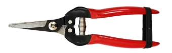 Садовые ножницы (секатор) с ПВХ покрытием рукоятки 180mm Profmet 387305
