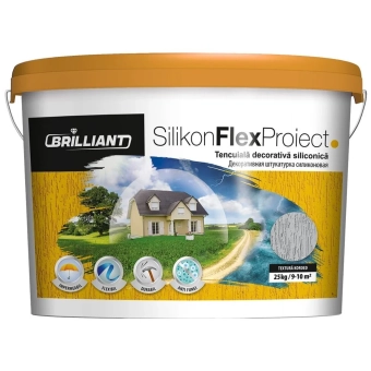 Декоративная штукатурка Silikon Flex Proiect Короед 25кг