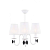 Люстра SAMARA 3*E27 White Lumina LED