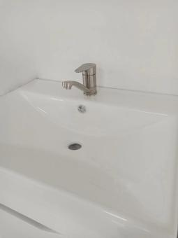 Смеситель кухонный на мойку Eco Line INOX 832-15 - однорычажный, нержавеющая сталь
