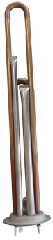 Тэн (длинная ножка) д/бойлера на фланце d.48mm (резьба анод М6) 2000W 2000-0
