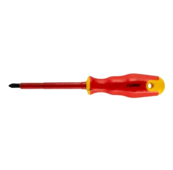 Отвертка диэлектрическая PH0x75- 1000V, CrV Profmet