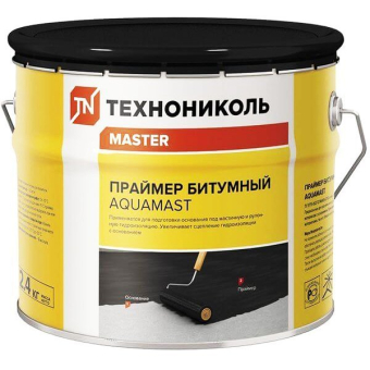 Праймер битумный AquaMast, (ведро 8kg/10L)
