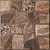 Плитка керамогранит Pamir 298*298  мм, матовая, коричневый, камень