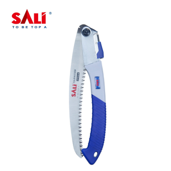 Ножовка садовая складная для обрезки кустов и деревьев, сталь 65Mn, 270 мм, ручка ABS/TPR, Sali