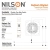 Выключатель ALEGRA NILSON 2 клавиши черный Выключатель ALEGRA NILSON 2 клавиши черный