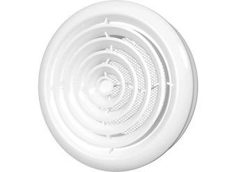 Диффузор с стопорным кольцом и фланцем Ø100 - белый; ERA D143