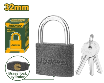 Железный навесной замок 32мм; Jadever