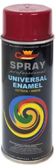Краска-спрей алкидная Champion Universal - Тёмный красный - 400ml (RAL 3009)