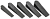 Клинья монтажные пластиковые дистанционные 8x9x38мм, Wave, (100шт)