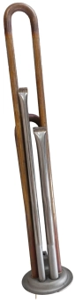 Тэн д/бойлера на фланце d.63mm L240mm (резьба анод М4) 2000W 2000-2