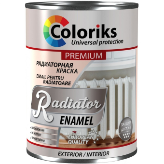 Эмаль COLORIKS для радиаторов Белая 0.9кг