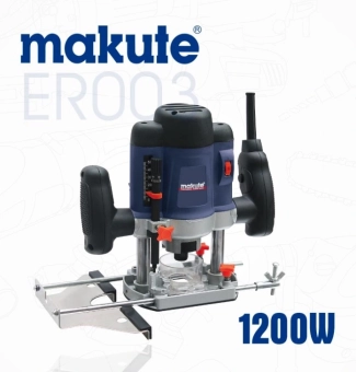 Фрезер електрический ручной одноосный 1200W, 16000-30000об/мин, 8мм, MAKUTE