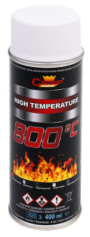 Эмаль-спрей термостойкая Champion Termo - белый, 400ml 