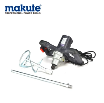 Миксер электрический строительный 220V 1300W 0-1100r/min 120мм, MAKUTE