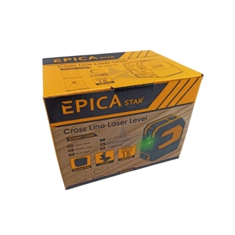 Уровень лазерный 15м, 110°, 1V1H, 635 NM, 3*AA, EP-60376, Epica Star
