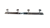 Крючок для полотенец POLISH 5523P-4