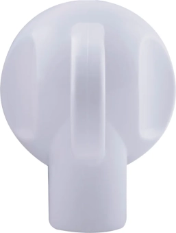 Вилка бытовая e.plug.angle.005.16, с ж/к, 16А угловая белая с ручкой