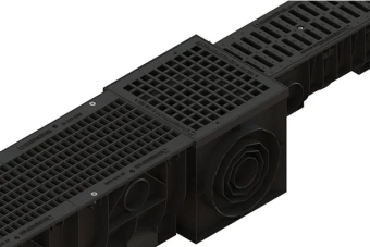 Решетка ливневая чугунная Basic для дождеприемника 400х400 С250 (390x390x66)