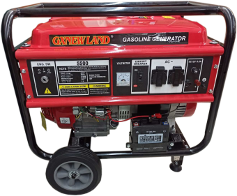 Бензиновый электрогенератор 15HP 6-6,5kW, 220V/23A , GX NewLand 6500