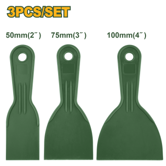 Набор пластиковых шпателе (3шт - 50мм; 75мм; 100мм); Jadever
