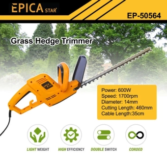 Машина для стрижки кустов (электро-кусторез), 220V, 600W, 1700rpm, L=46cm, EP-50564, Epica Star 