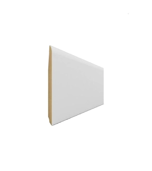 Напольный плинтус из МДФ SPR-5000/2 (12*83*2800мм) матовый, белый Soft Touch - 734  