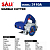 Ручная циркулярная пила для мрамора и камня 105-115 мм, 1,25 кВт, 12800rpm, SALI 3100A