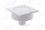Трап вертикальный 100х100, D50, пласт. решетка с сухим затвором, RTP