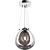 Люстра  MOON P19066B-D25 1*E27 60W metal chrome LuminaLED