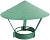 Зонт для дымохода Ø160-220мм металл, зеленый