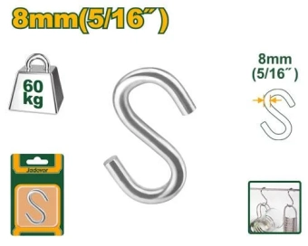 S-образный крюк 8mm (1buc) JDSHK1K08 Jadever
