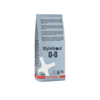 Затирка StyleGrout 0-8мм 3кг Серый-3, Litokol